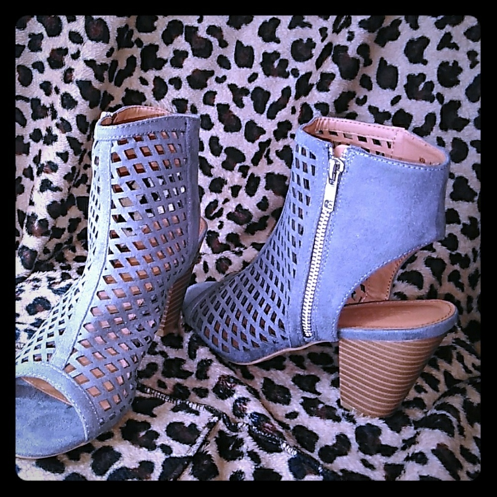Charlotte Russe Open Toed Bootie